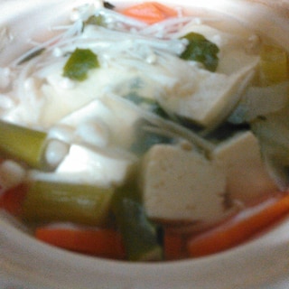 低カロリー湯豆腐鍋